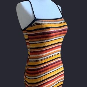 Stripped Bodycon Dress